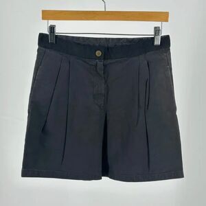 Lanvin Pleated Grey Shorts Size 34